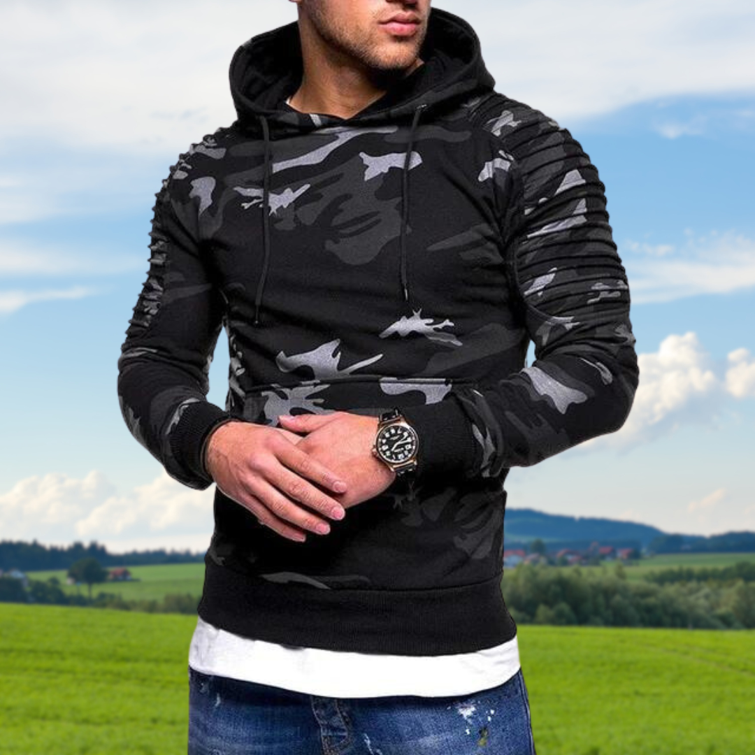 Camouflage Hoodie voor Mannen Elite Kwaliteit