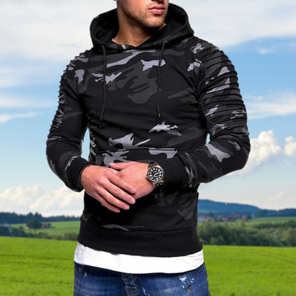 Camouflage Hoodie voor Mannen Elite Kwaliteit