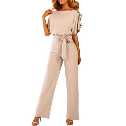 Jumpsuit voor Vrouwen Elegante Avondjurk Zwarte Katoen