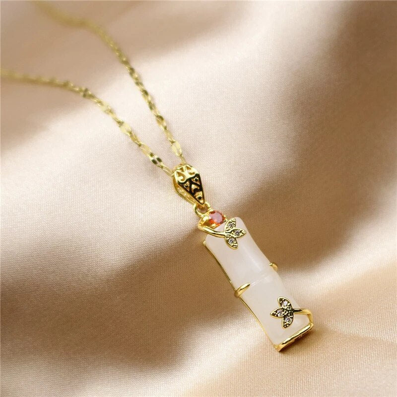 Jade Ketting Amulet Spiritueel Sieraad
