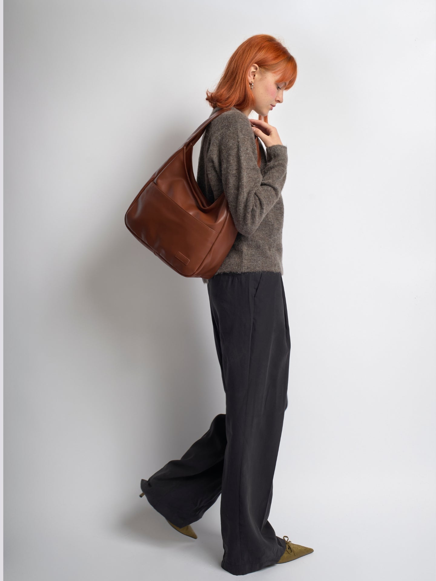 Elegante Vegan Leren Tote Tas – Ruim, Stijlvol & Duurzaam voor Elke Dag