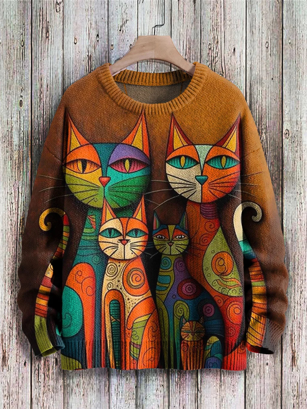 Katten Sweater voor Vrouwen met Leuke Print