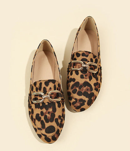 Dames Loafers Panterprint Chic Comfortabel