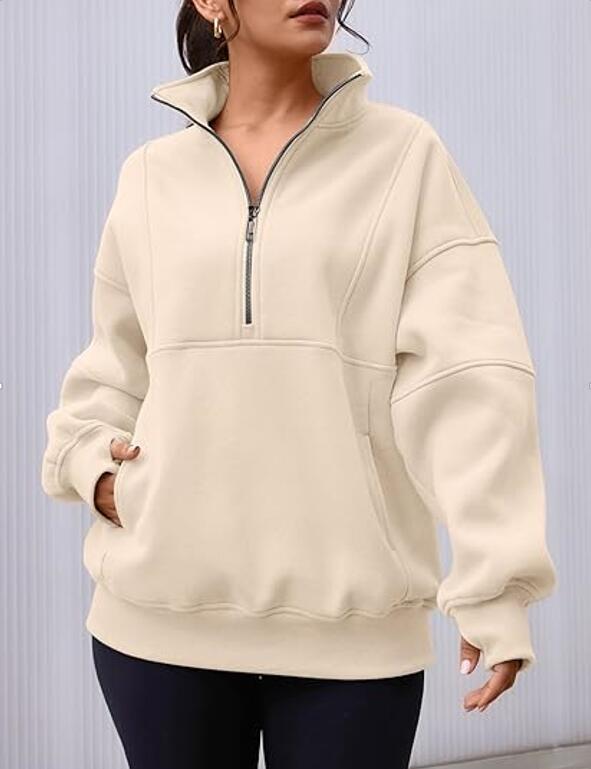 Dames Oversized Trui Warm en Comfortabel met Kangoeroezak - Mode Vibes