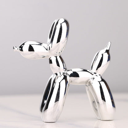 Kunststof Honden Sculptuur BouncePup Ballonhond Figuur