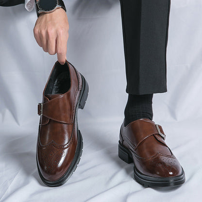 Leren Herenboots Klassiek met Gesp en Zool