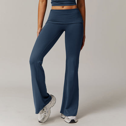 Yoga Broek Dames Comfortabel Hoge Taille Flared Sportbroek