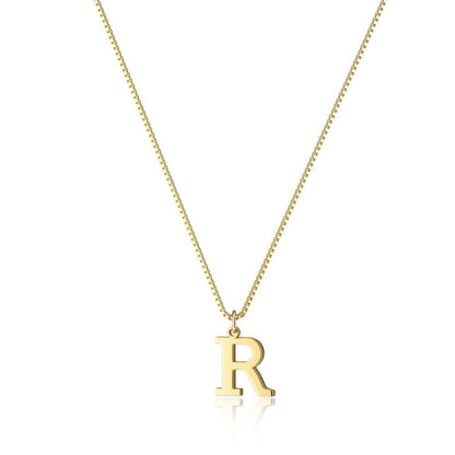 Gouden Ketting met Initialen Letter Lanette voor Dames