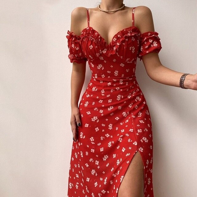 Cocktailjurk V-hals Korte Jurk Party Dress