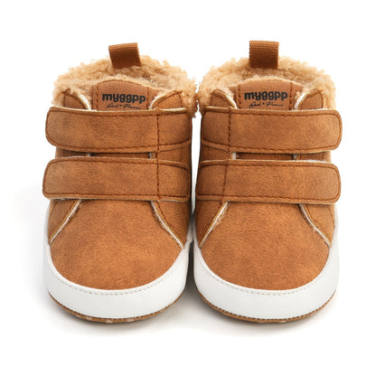 Warme Babyboots Noor met Klittenband voor Winter