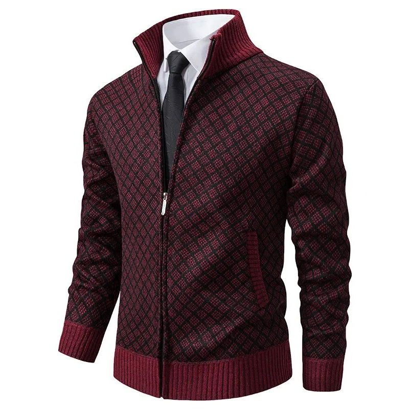 Mannen Trui Gebreid Luxe Stijl Oliver
