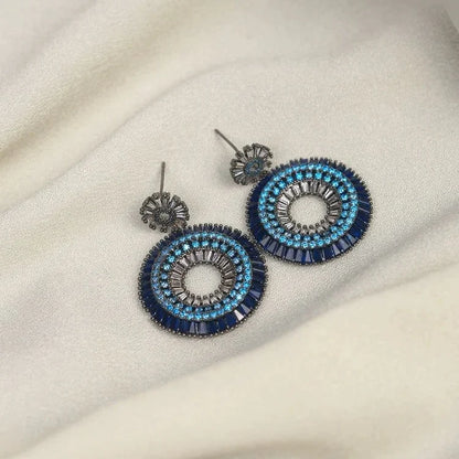 Oorbellen Boze Oog Zilveren Bescherming Layla