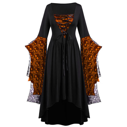 Dames Maxi Jurk met Kant Elegant Lang