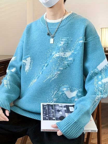 Gebreide Trui Oversized Trendy Heren