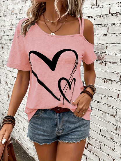 Velanora- Één Schouder T-Shirt