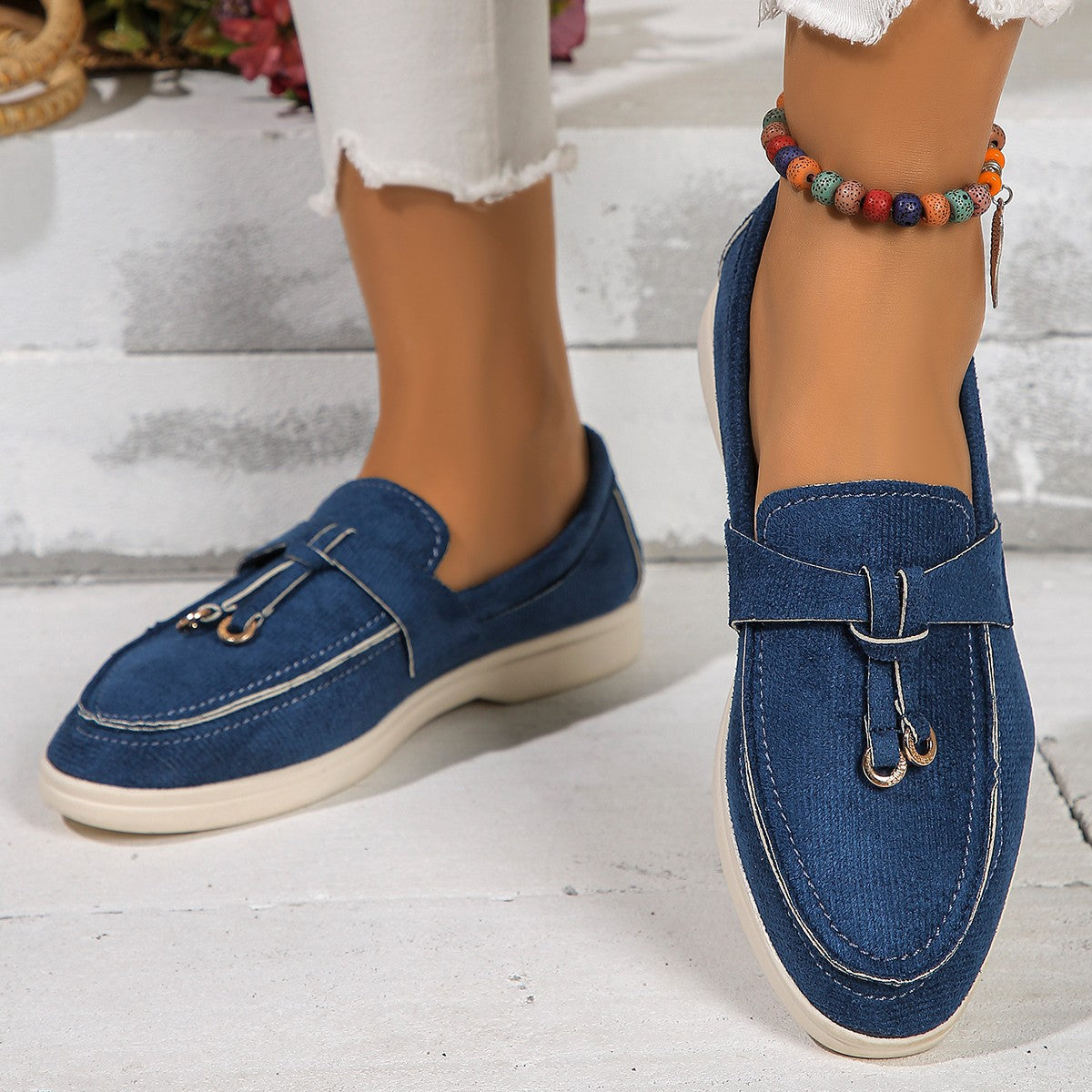 Dames Instappers Comfortabel Luxe Leer Elliotte