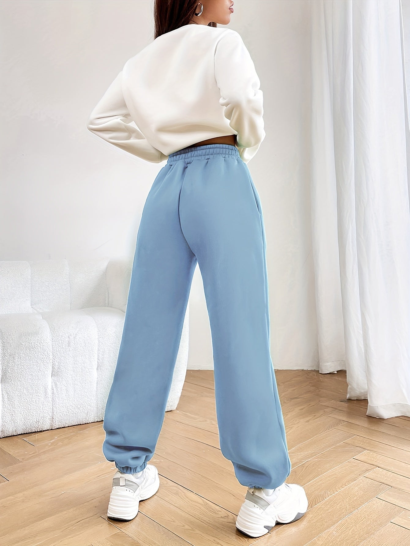 Jogginpak Dames Trendy Letterdruk Tweedelig