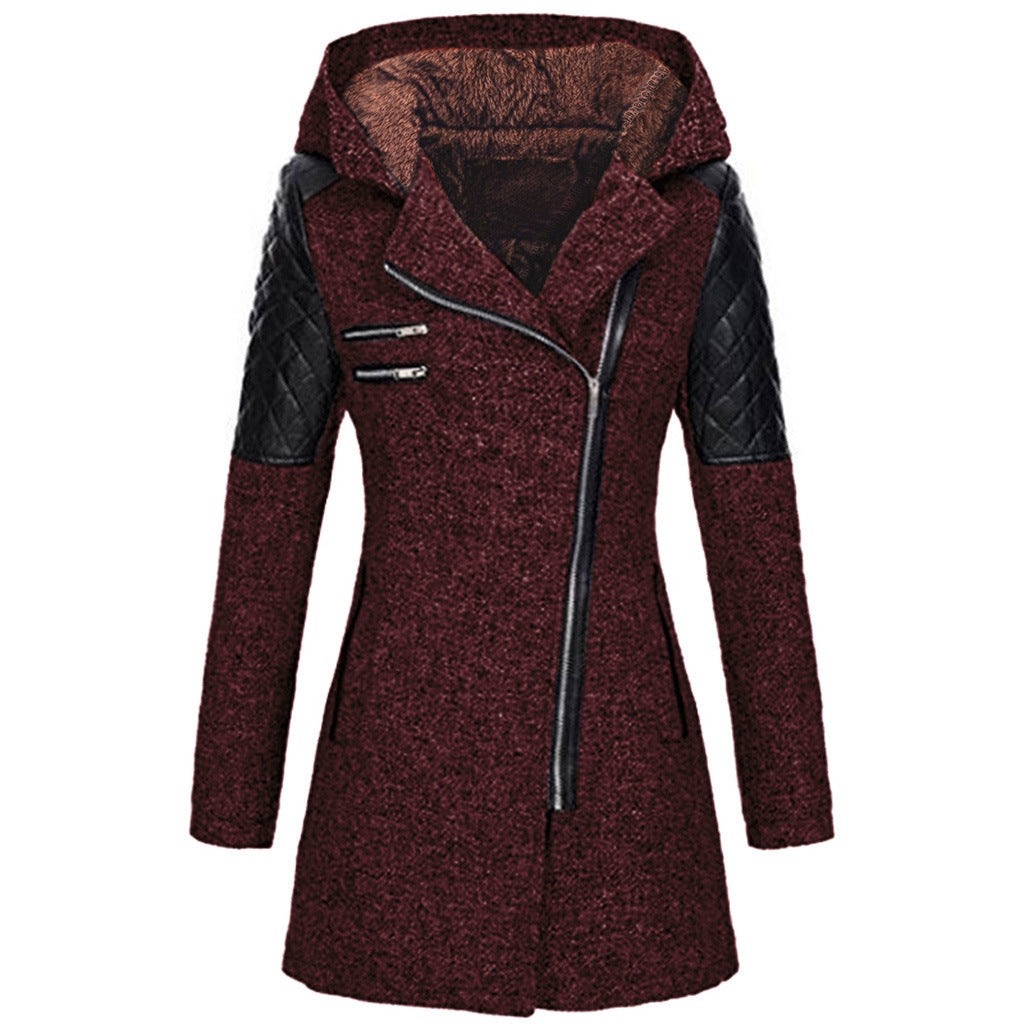Vintage Lange Winterjas Dames – Warm & Stijlvol voor Herfst/Winter