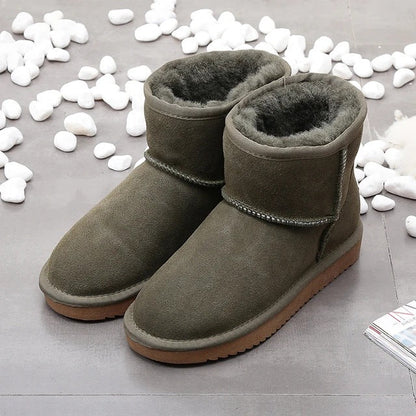 Dames Winterboots Fleece Gevoerd Warm en Waterdicht