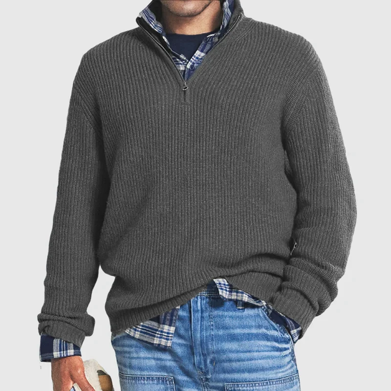 Kasper Heren Zipsweater Waterdicht Warm