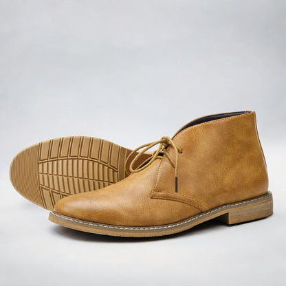 Klassieke Desert Boots voor Heren Leer Bruin