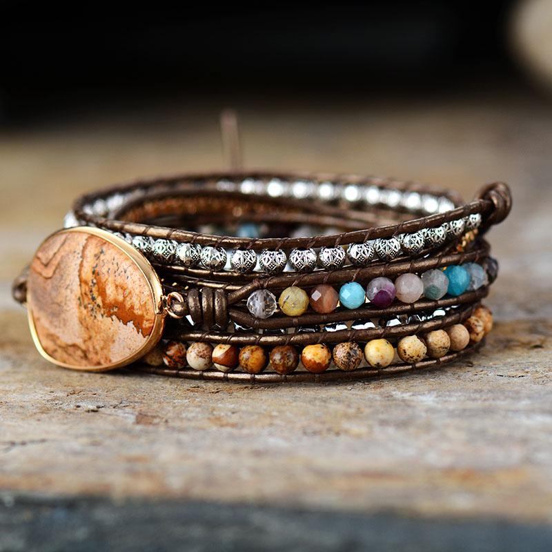 Aardende Armband Terran Harmony Natuursteen Edelsteen