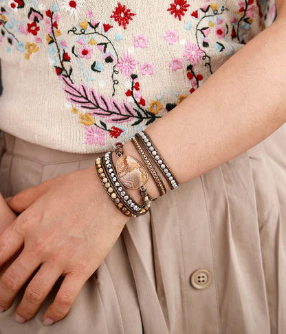 Aardende Armband Terran Harmony Natuursteen Edelsteen