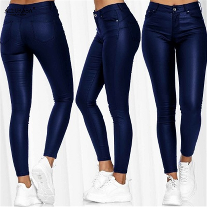 Luxe Leren Stretch Broek