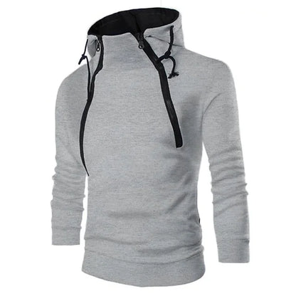 Soft Sweatshirt Hoodie met Hoge Hals voor Heren en Dames