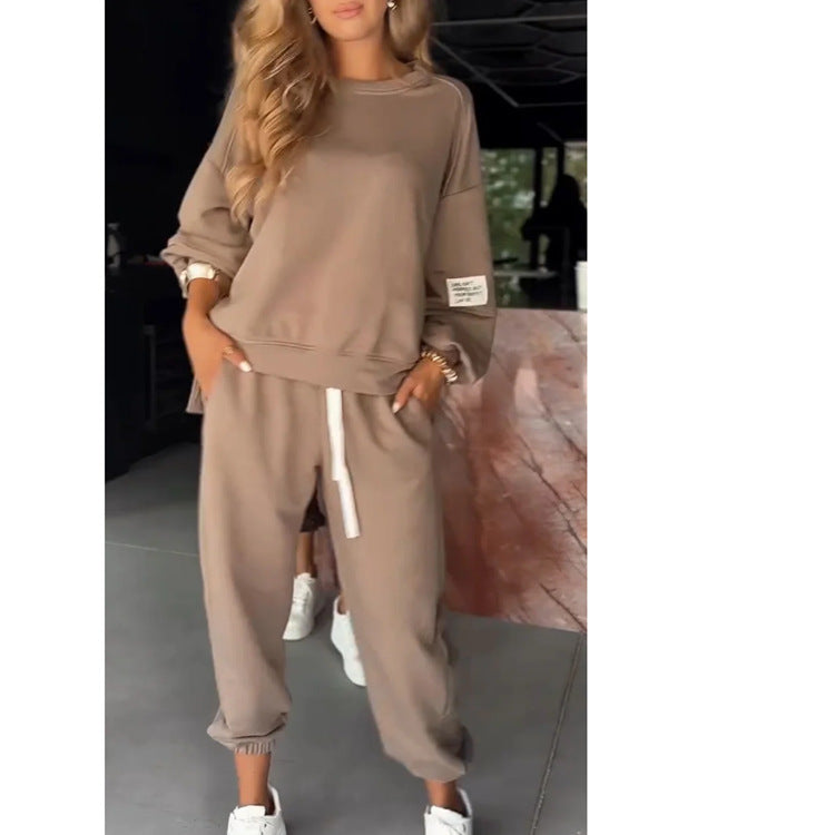 Dames Loungewear Set Jogger en Crewneck Zacht en Comfortabel