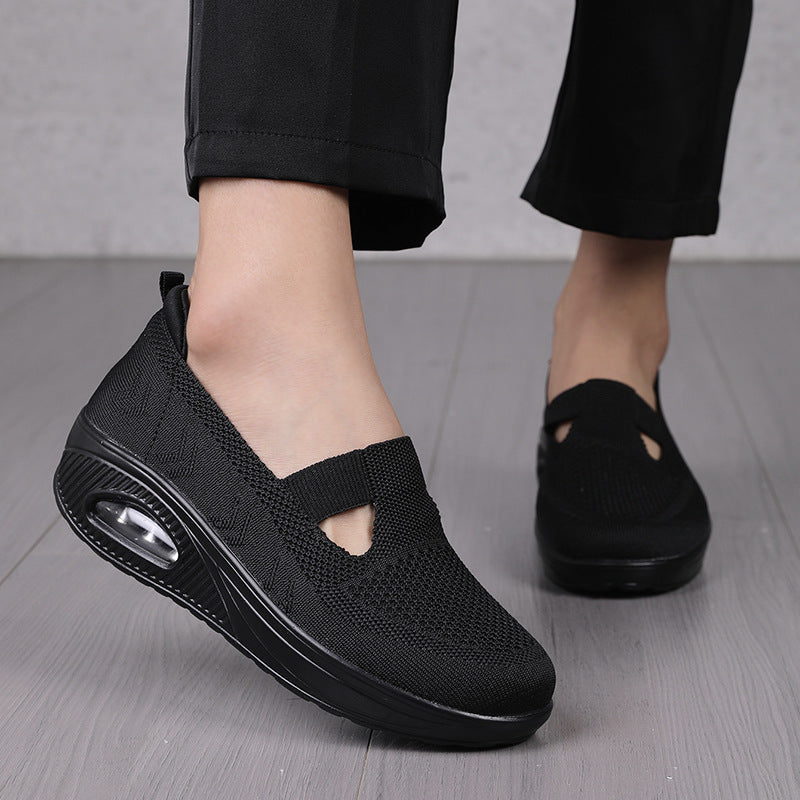 Dames Comfortabele Orthopedische Sneaker Wedge Ballerina