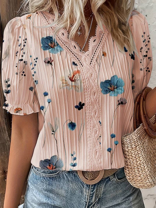 Vrouwelijke Blouse Trendy Veelzijdig Mode - Mode Vibes