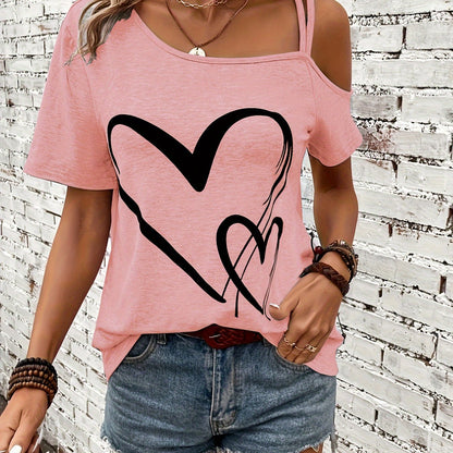 Velanora- Één Schouder T-Shirt