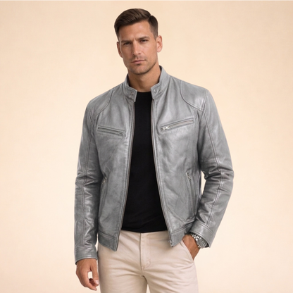 Ruben | Elegant Leren Jack Voor Een Tijdloze Look