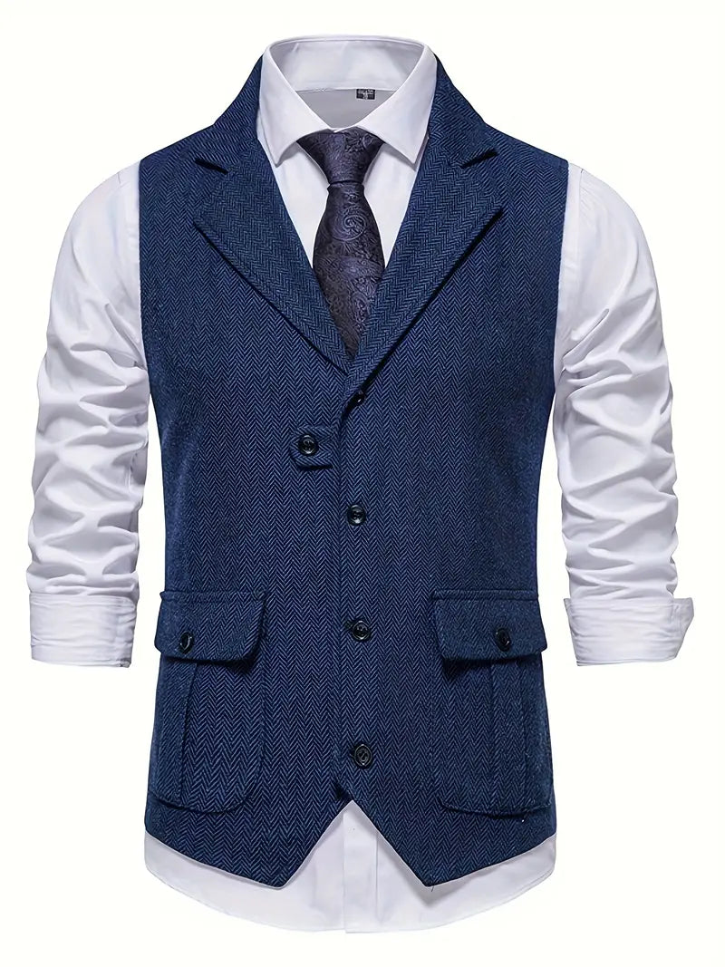 Blazer voor Heren Herringbone Stijl Niklas