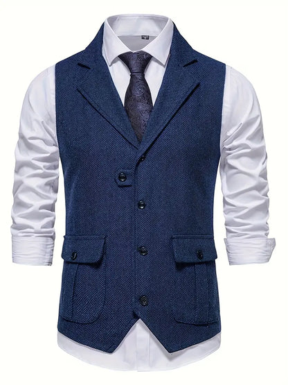 Blazer voor Heren Herringbone Stijl Niklas