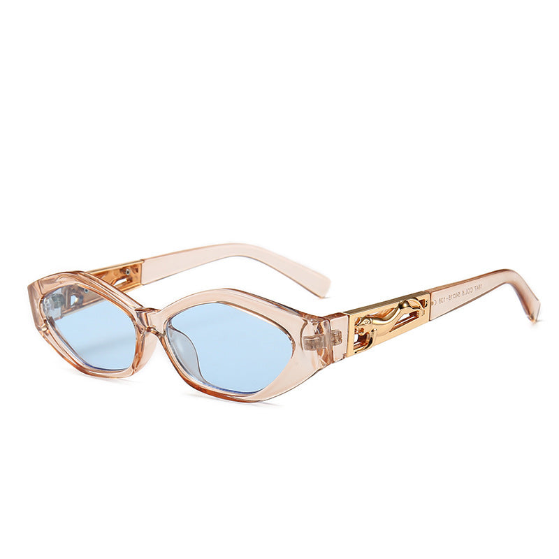 Dames Zonnebril Cat Eye Hoekig met Statement Pootjes
