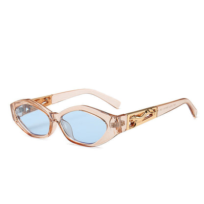 Dames Zonnebril Cat Eye Hoekig met Statement Pootjes