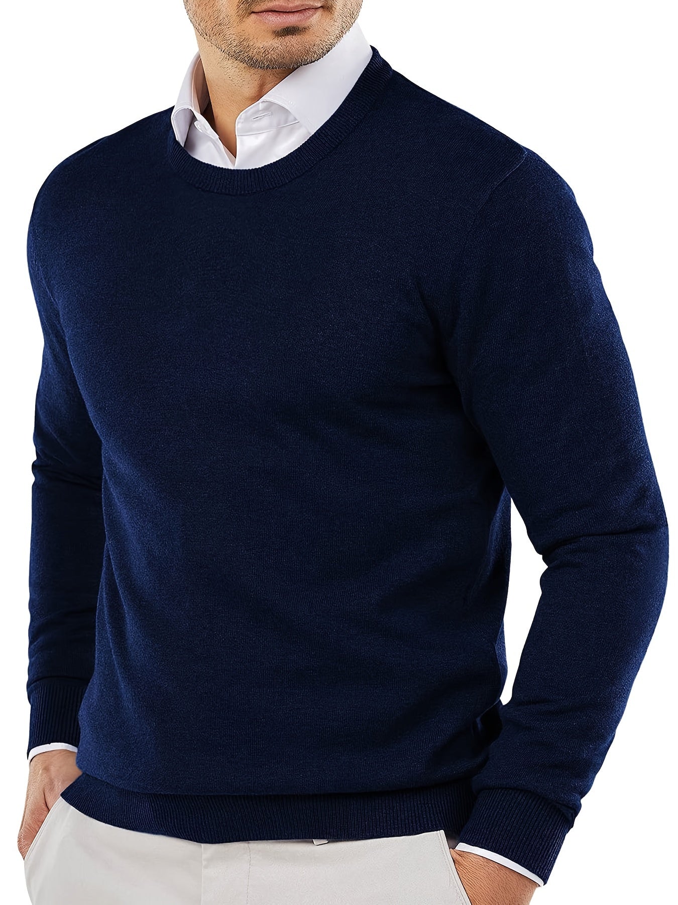 Gebreide Trui Ronde Hals Trendy Dameskleding - Mode Vibes