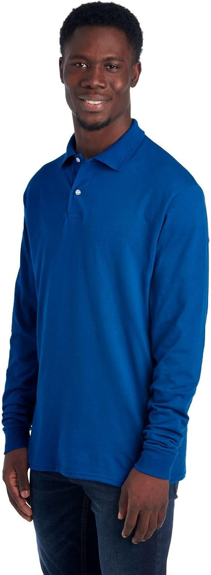 Heren Polo Lange Mouw Klassiek Casuel
