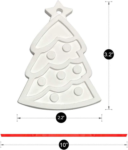 Kerstversiering Schilderij Kit Kleur Je Eigen Ornament