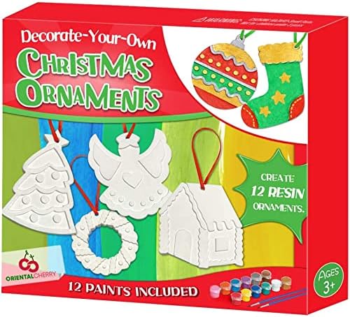 Kerstversiering Schilderij Kit Kleur Je Eigen Ornament