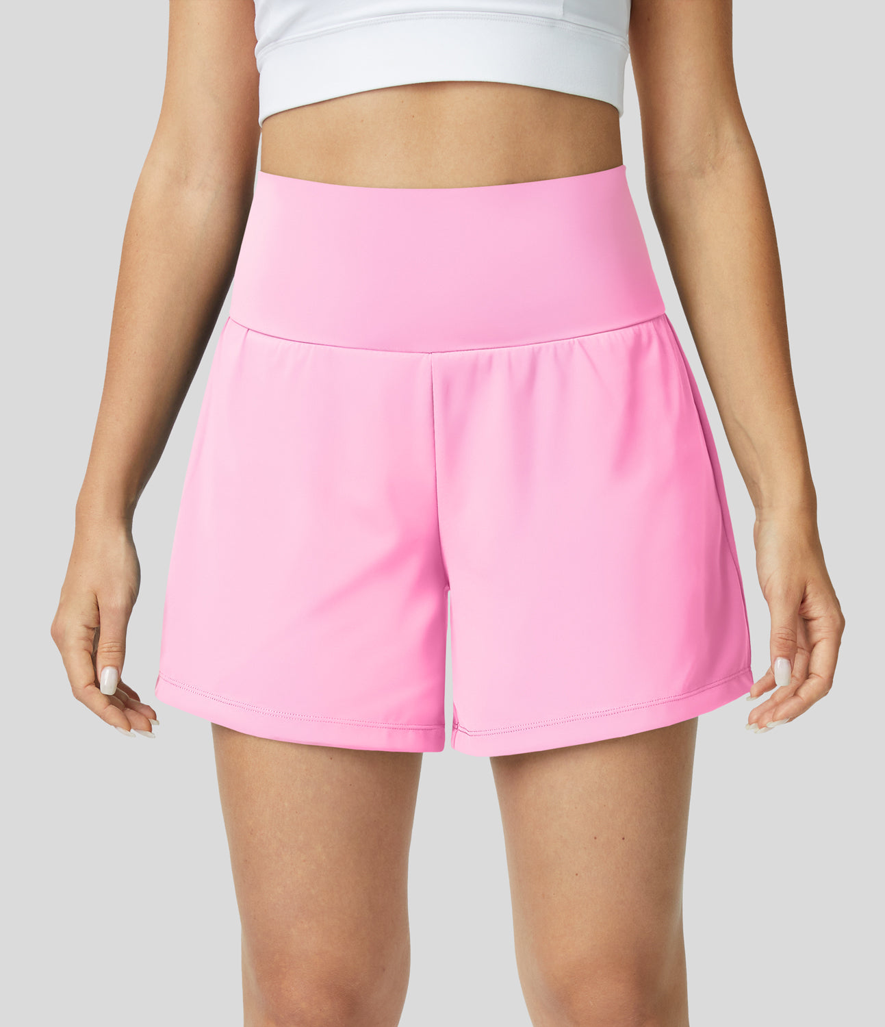 Dames Fitnessshorts High Waist Ademend Sneldrogend – Mirabella