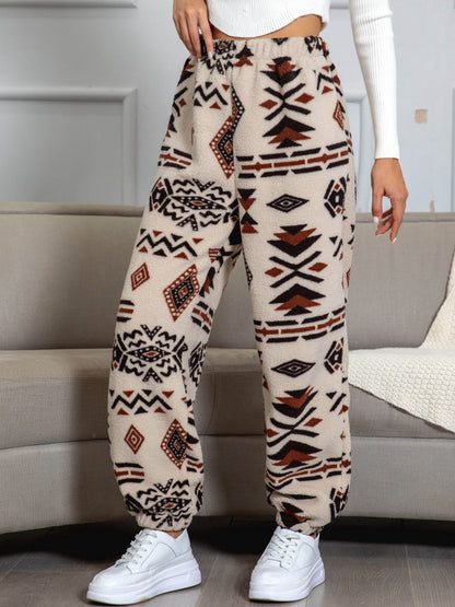 Warme Sweatbroek Azteekse Print Dames - Mode Vibes