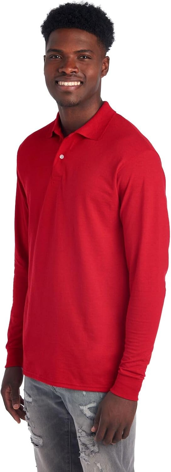 Heren Polo Lange Mouw Klassiek Casuel