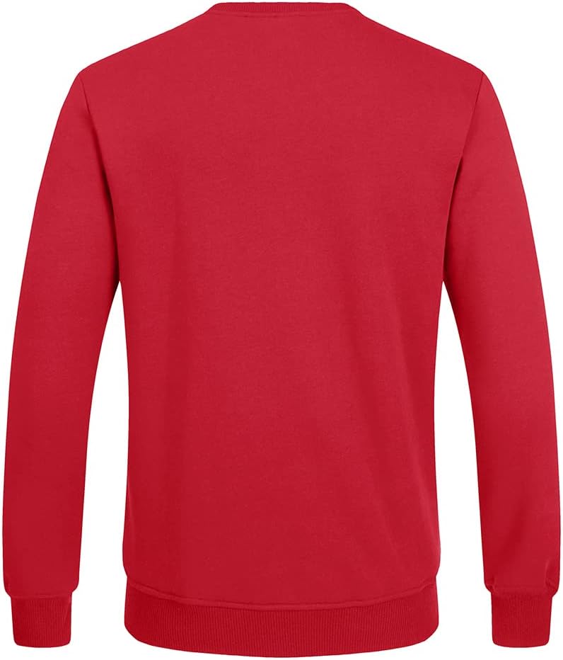 Heren Fleece Sweatshirt Zacht en Warm