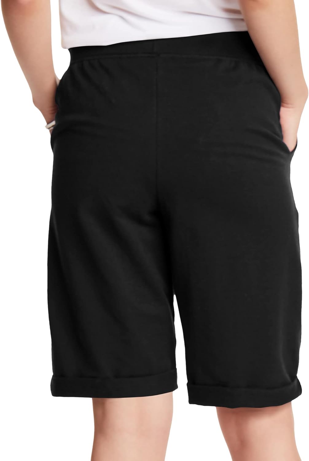 Bloeiende Bloemen Dames French Terry Bermuda Short