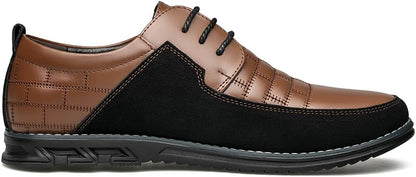 Leren Herenschoenen Stijlvol zwart Comfortabel