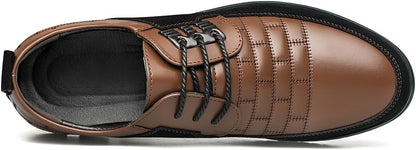 Leren Herenschoenen Stijlvol zwart Comfortabel