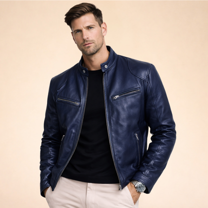 Ruben | Elegant Leren Jack Voor Een Tijdloze Look